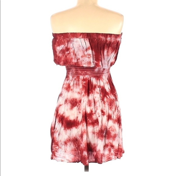 Forever 21•Crystal Dye Flounce Hobo Dress size S - Picture 6 of 6